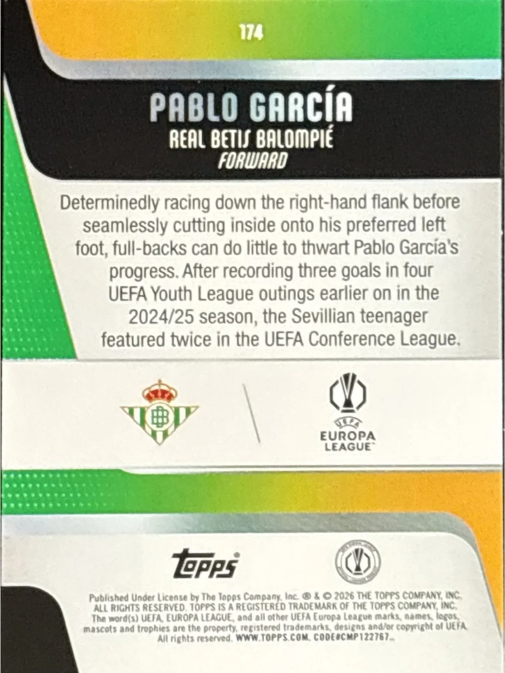 Topps official soccer